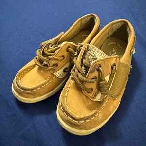 Sperry Kids Brown Moccasins